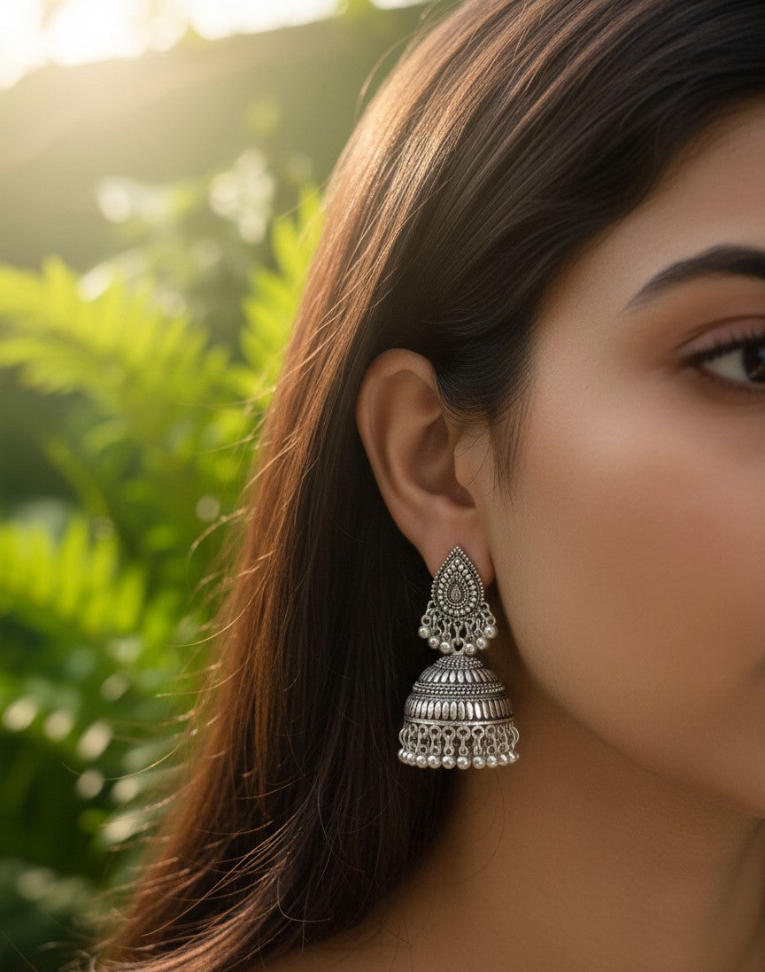 Silver Mirror Prime Ear rings