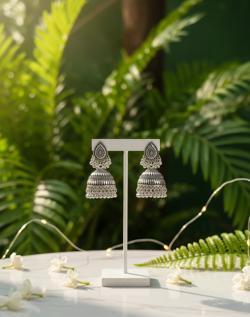 Silver Mirror Prime Ear rings