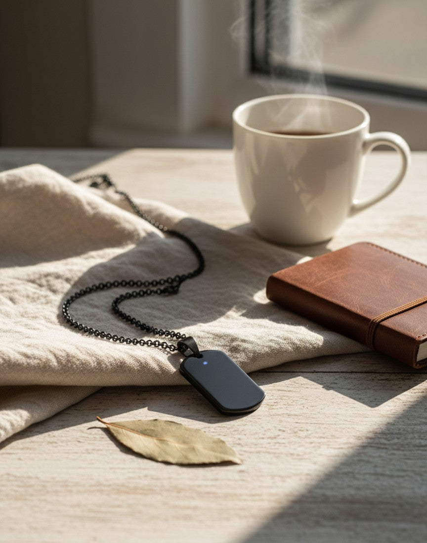 Matte Black Tag Chain