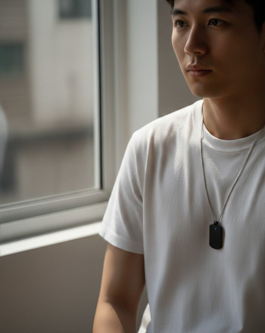 Matte Black Tag Chain