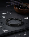 Matte Black Curb ID Bracelet